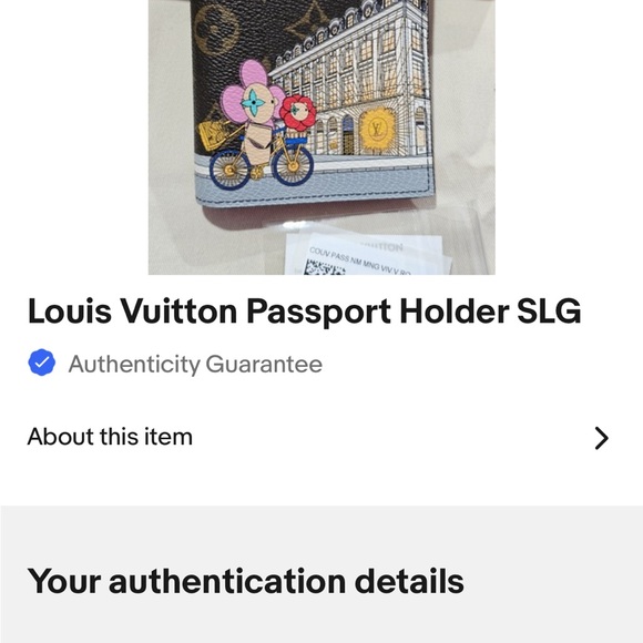 Louis Vuitton Monogram Wallet & Passport Holder LTD ED Vivienne Animation- Paris - Picture 17 of 17